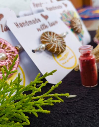 Pine needle handmade rakhi