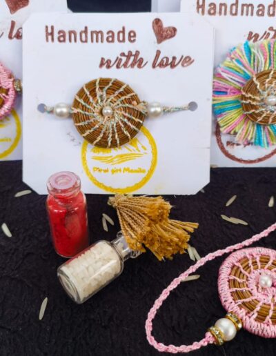 Pine needle rakhi