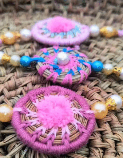 Natural pine needle Rakhi for Raksha Bandhan
